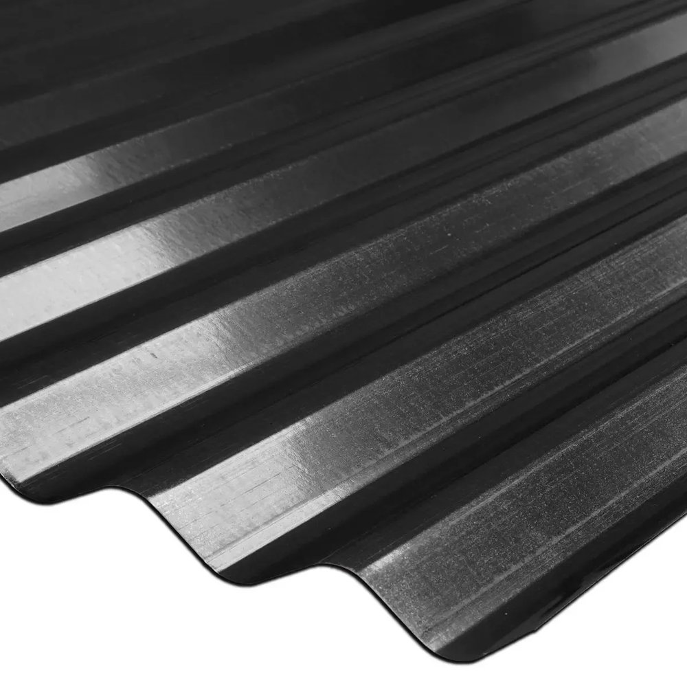 Zincalum Ondulado Negro 0,35 x 851 mm 3 m