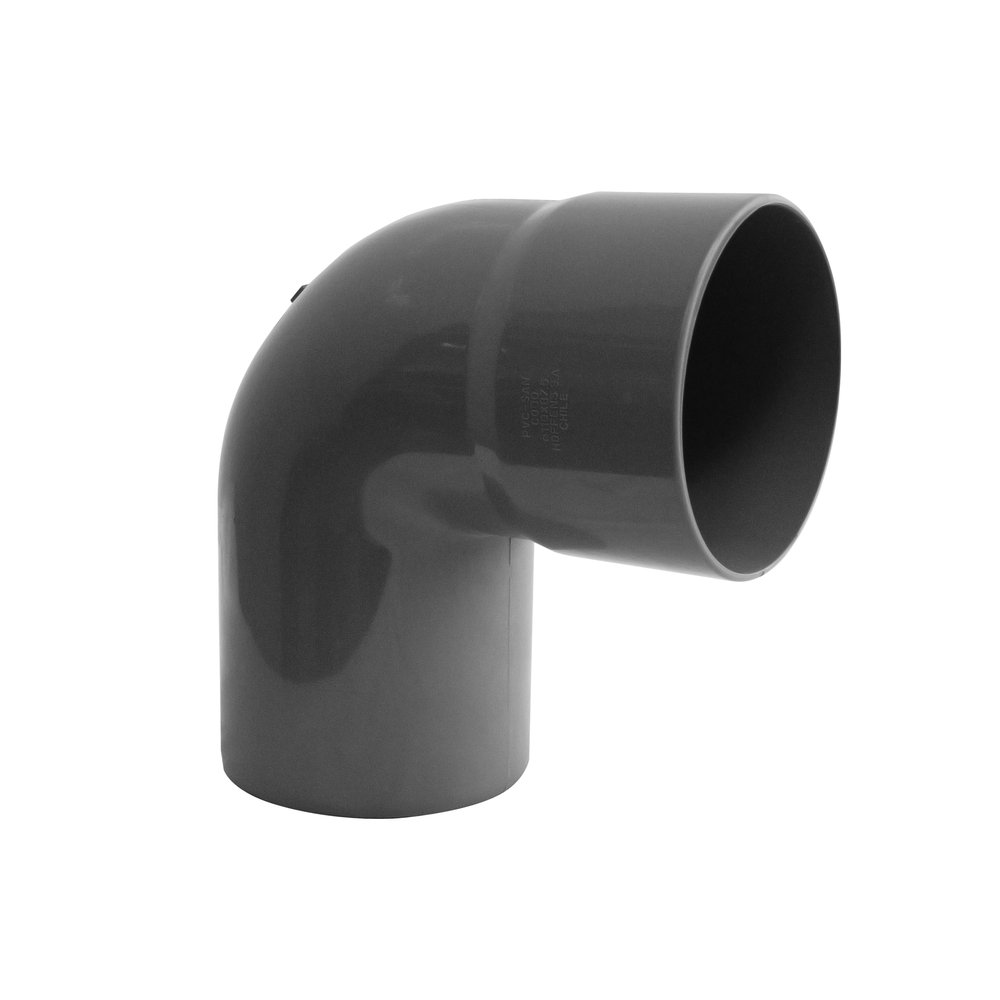 Codo 87,5° PVC Sanitario Gris 50 mm