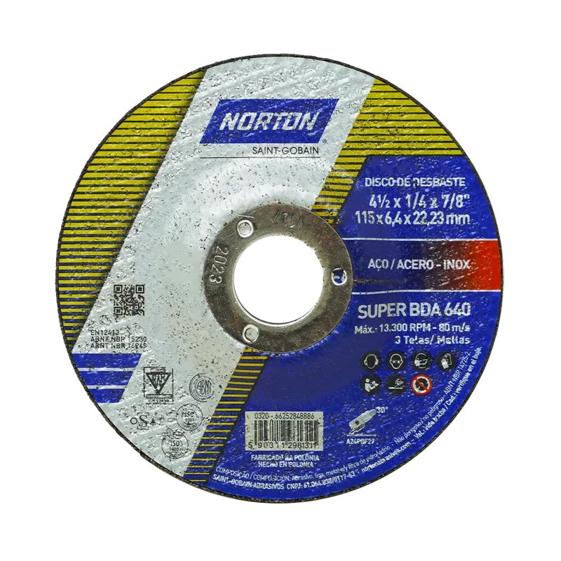 Disco Desbaste Metal 4 1/2"