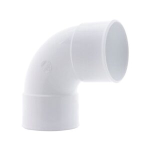 Codo Canaleta Blanco H-H 80 mm x 87,5°