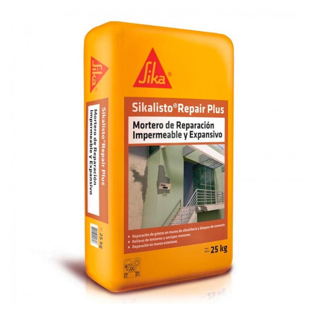 Mortero de Reparación Sikalisto Repair Plus 25 kg