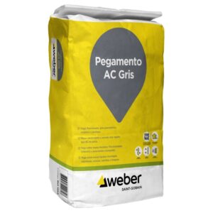 Adhesivo Cerámico Gris 25 kg Weber AC