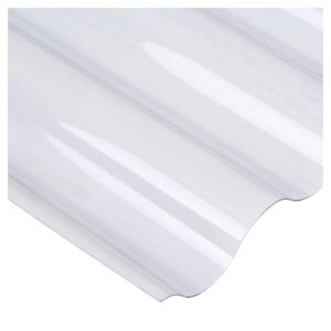Policarbonato Ondulado Transparente 0,5 mm x 3,66 m