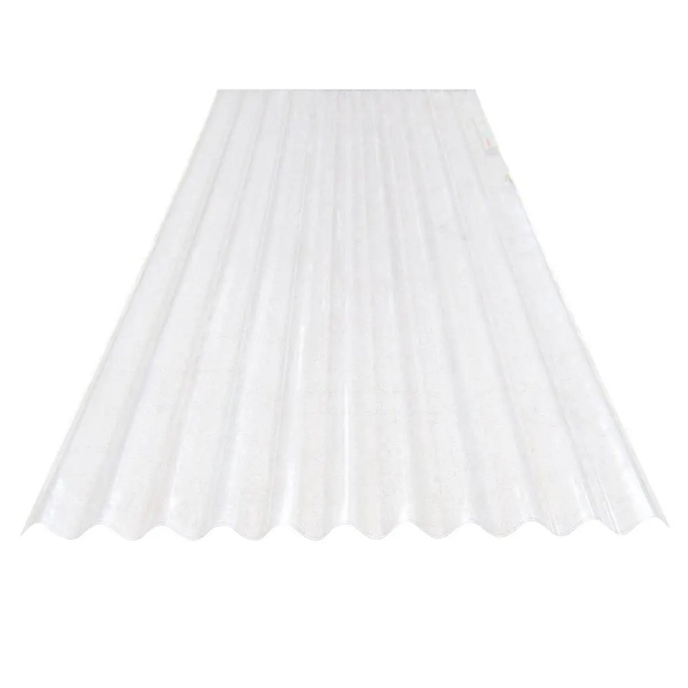 Policarbonato Ondulado Transparente 0,7 mm x 2,5 m