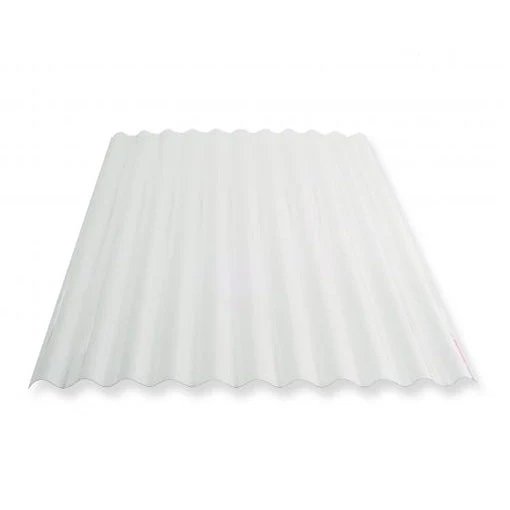 Policarbonato Ondulado Transparente 0,7 mm x 3,66 m