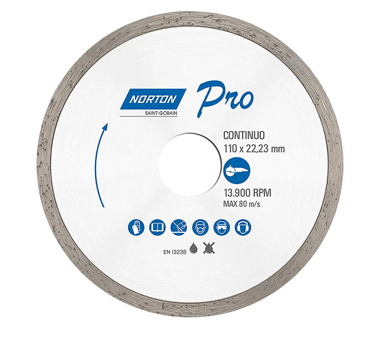 Disco Diamantado Continuo 4 1/2″ Nexxo