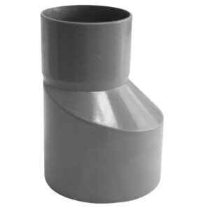 Reducción PVC Sanitario Gris 50 x 40 mm