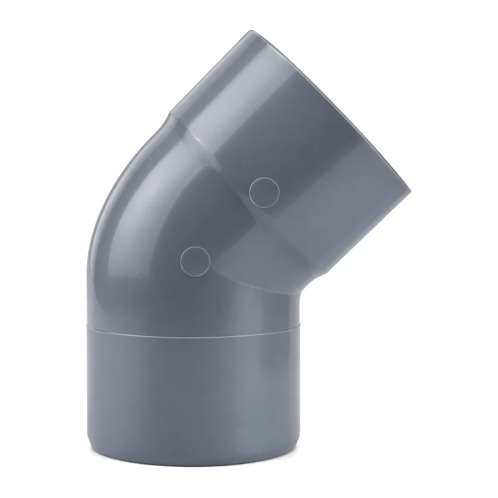Codo 45° PVC Sanitario Gris 110 mm