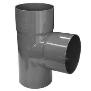 Tee PVC Sanitario Gris 110 x 110 mm