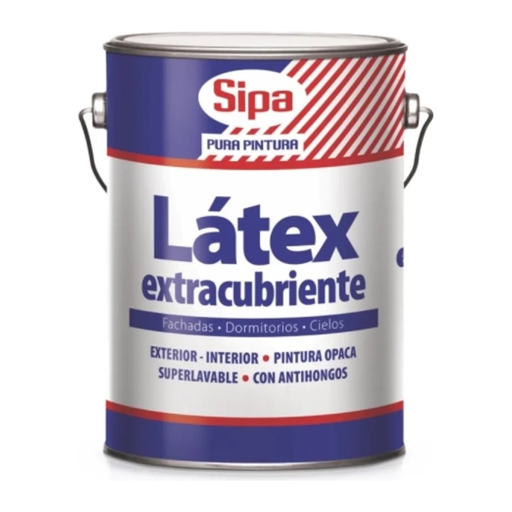 Látex Extracubriente Blanco 1 galón Sipa