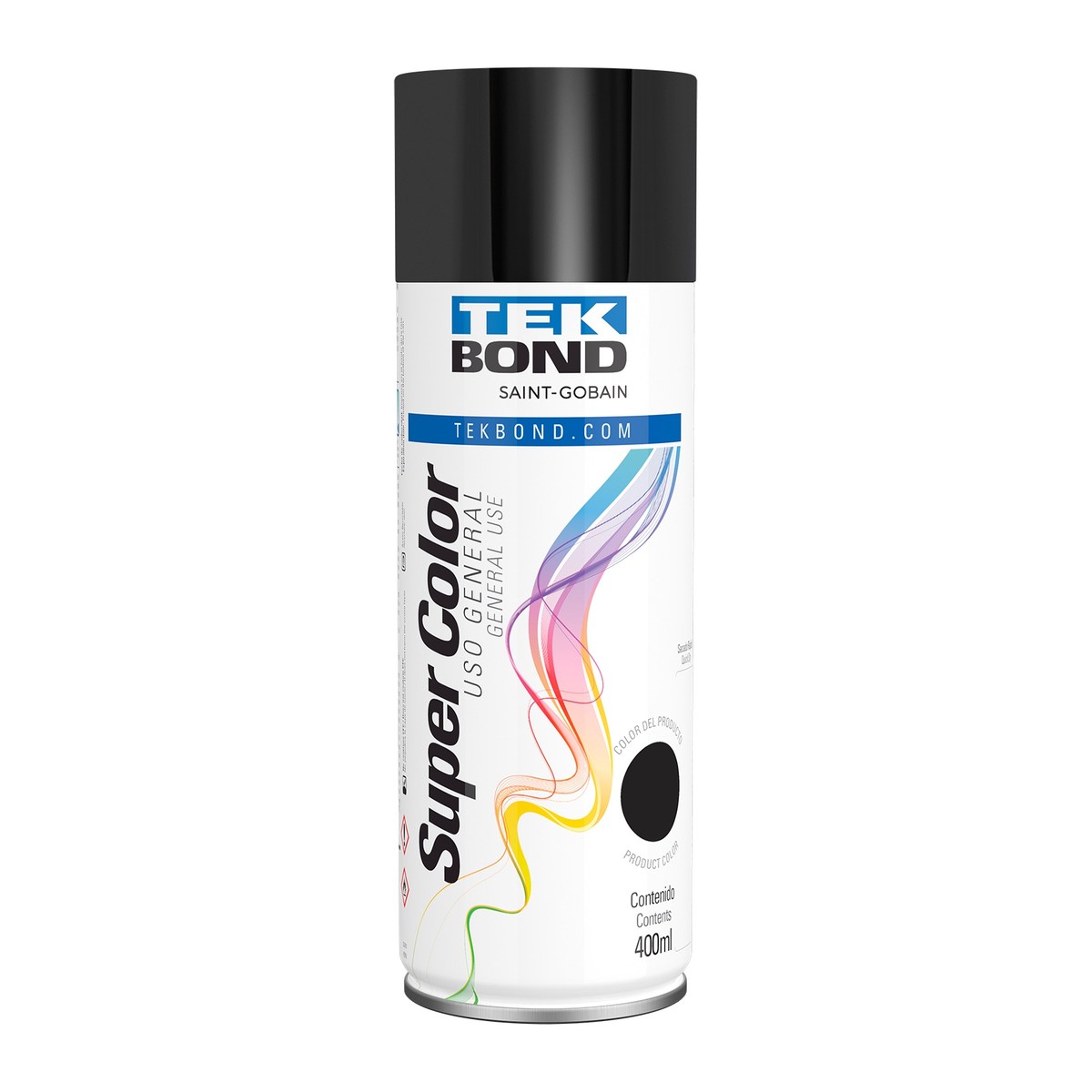 Pintura Spray Negro Brillante 400 ml