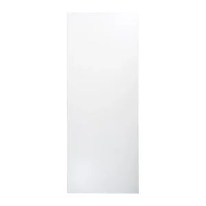 Puerta Acero Blanca Exterior Lisa 85 cm x 2 m