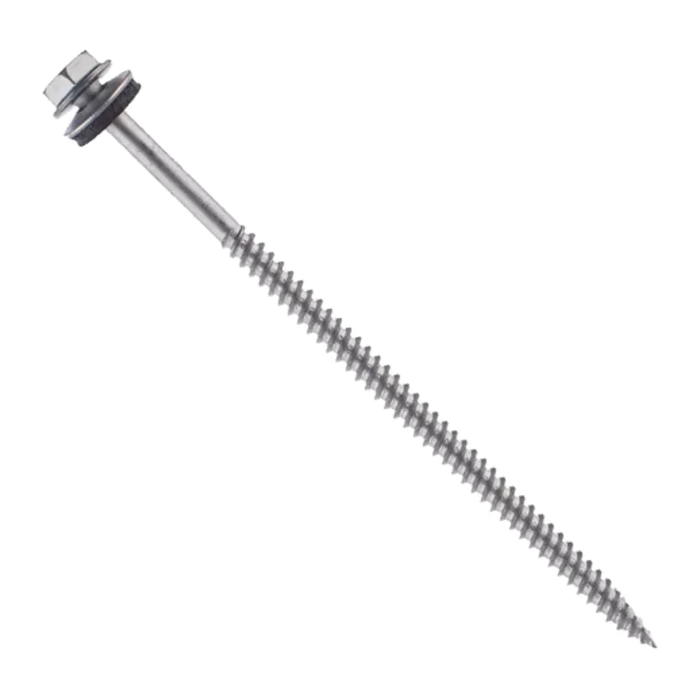 Tornillo Hexagonal Punta Especial con Golilla 10-12 x 2 1/2″ (100 un)