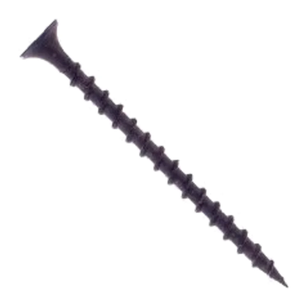 Tornillo Negro Punta Fina 6 x 2" (100 un)
