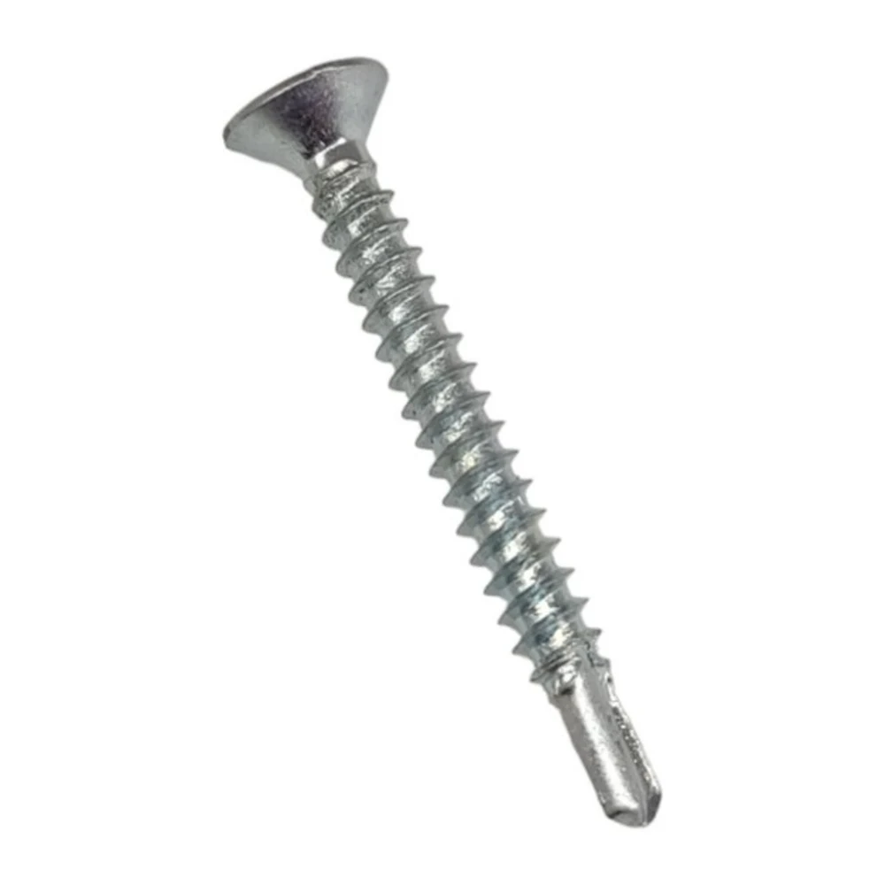 Tornillo Yeso-Cartón Zincado Punta Broca 6 x 1 1/4" (100 un)