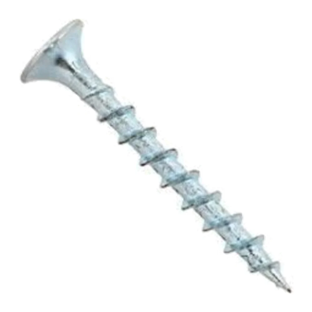 Tornillo Yeso-Cartón Zincado Punta Fina Hilo Grueso 6 x 1 1/4" (1000 un)