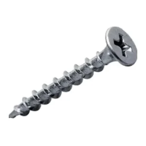 Tornillo Yeso-Cartón Zincado Punta Fina Hilo Grueso 6 x 1 1/4" (100 un)
